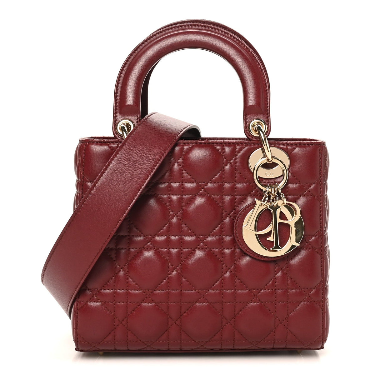 Lambskin Cannage Small My ABCDior Lady Bordeaux AT My store