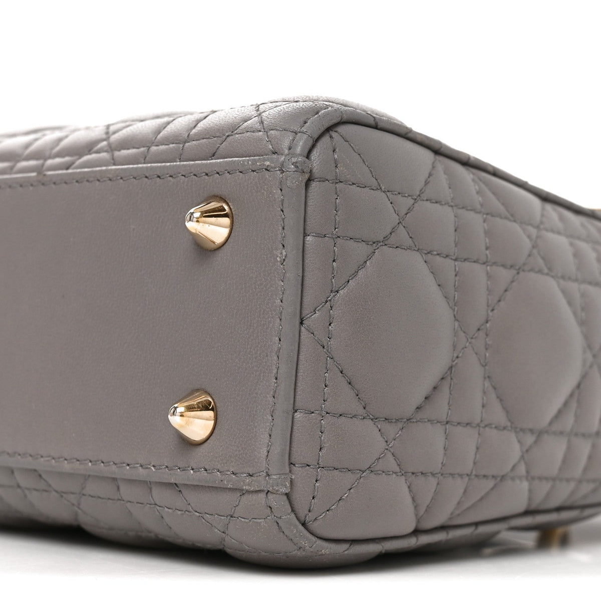 Lambskin Cannage Small My ABCDior Lady Dior Grey AT My store
