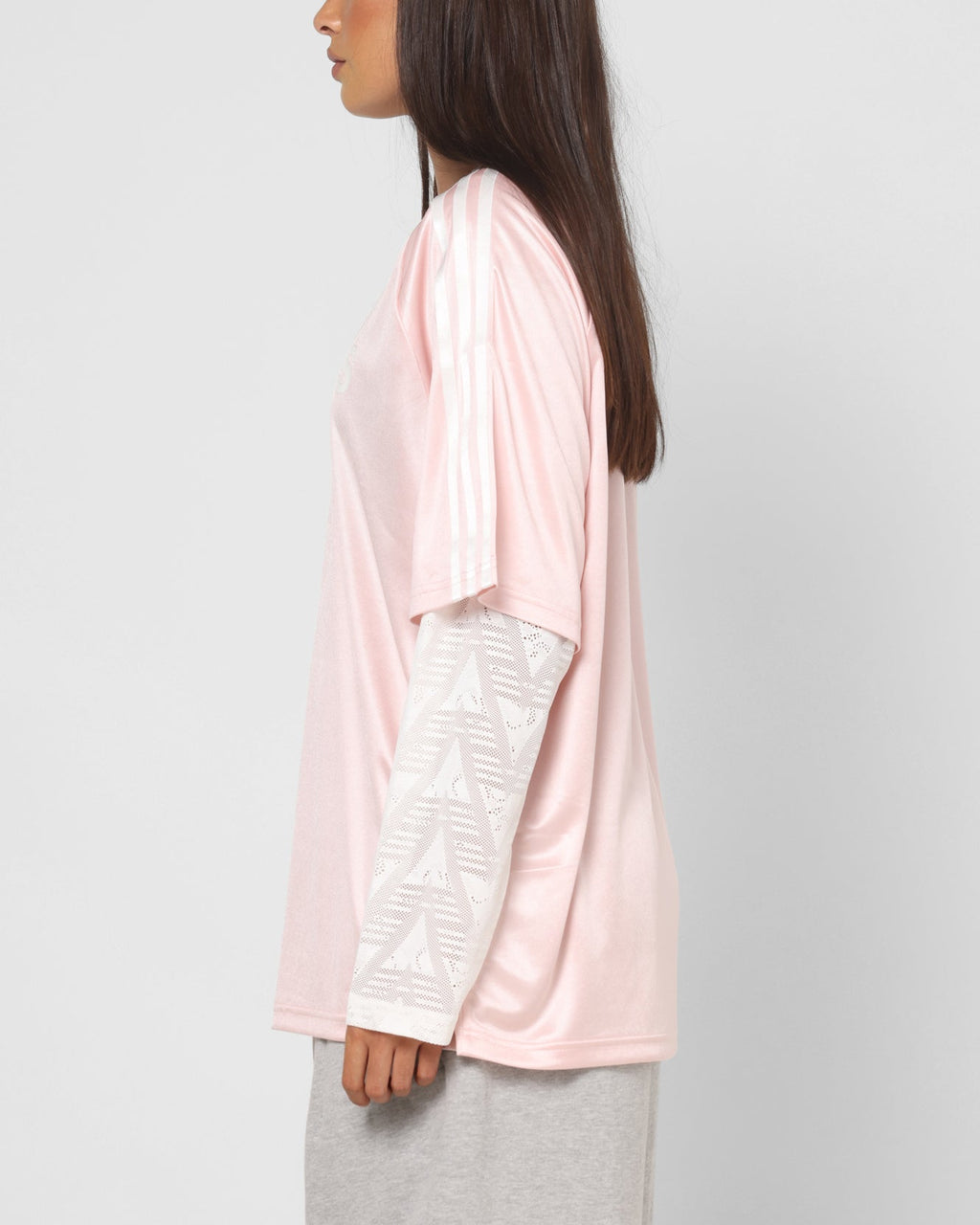 Best-Selling Adidas Women's Lace Long Sleeve Jersey Pink