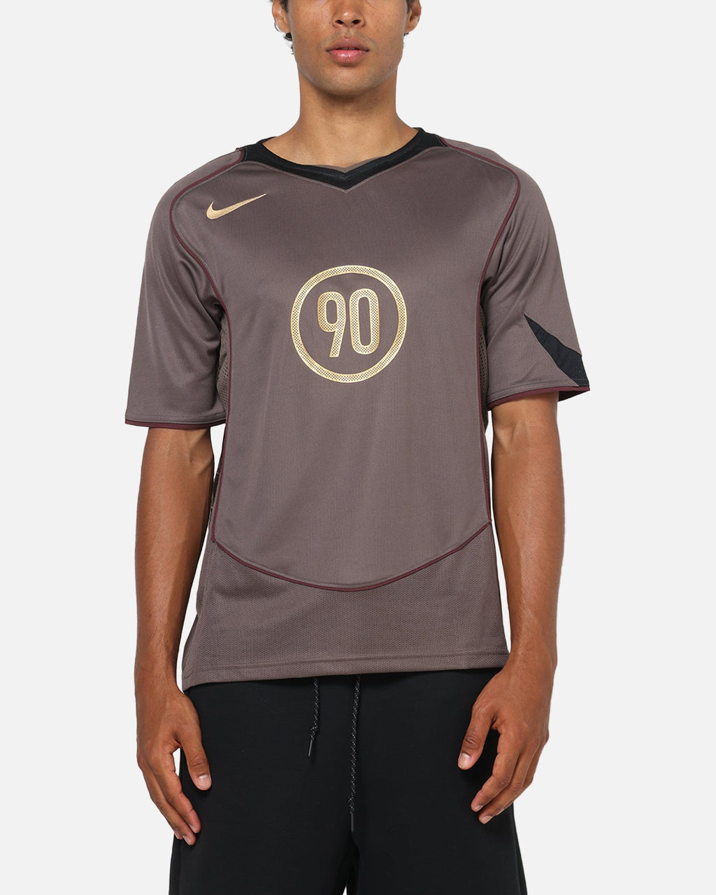Top Seller Nike Total 90 Soccer T-Shirt Playful Ironstone/Black