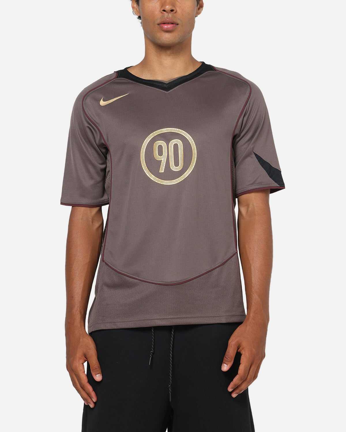 Top Seller Nike Total 90 Soccer T-Shirt Playful Ironstone/Black