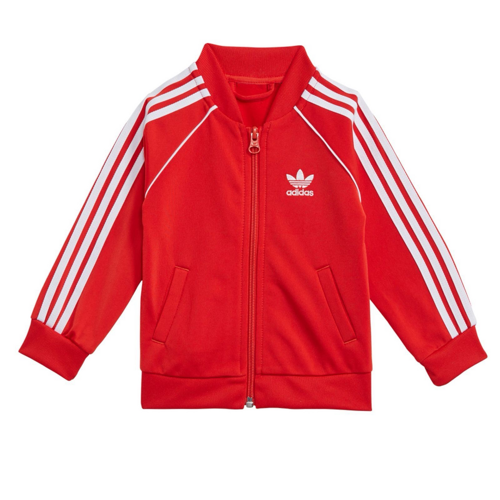 New Arrival ADIDAS ORIGINAL SUPERSTAR TRACKSUIT TODDLER- Kid's - BETTER SCARLET RED
