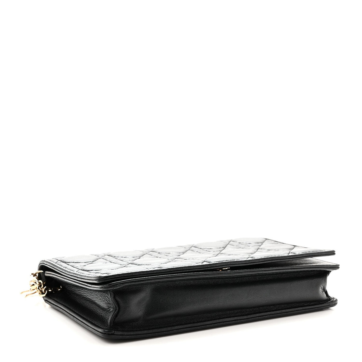 Lambskin Cannage Lady Dior Pouch Black AT My store