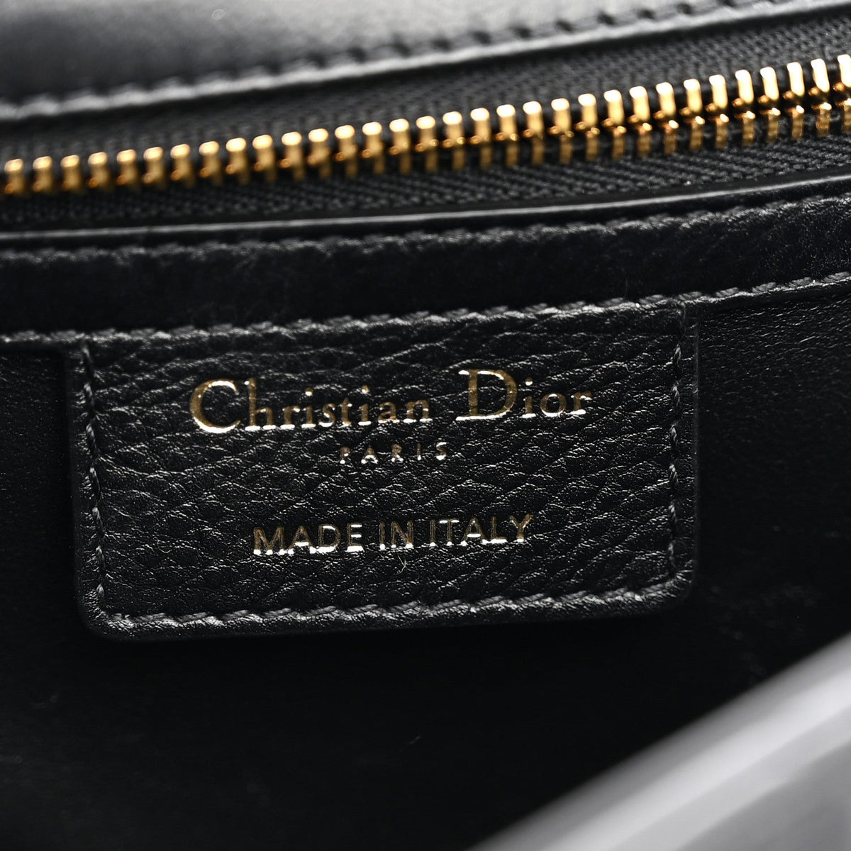 Grained Calfskin Cannage Large Caro Bag Black AT My store