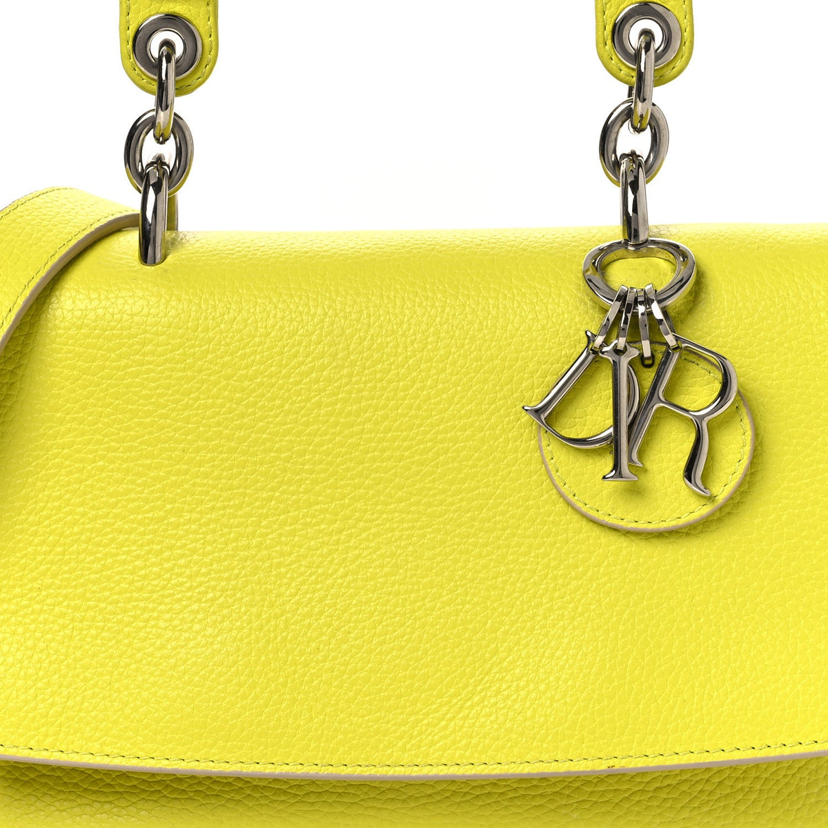 Bullcalf Mini Be Dior Flap Vert Acide AT My store