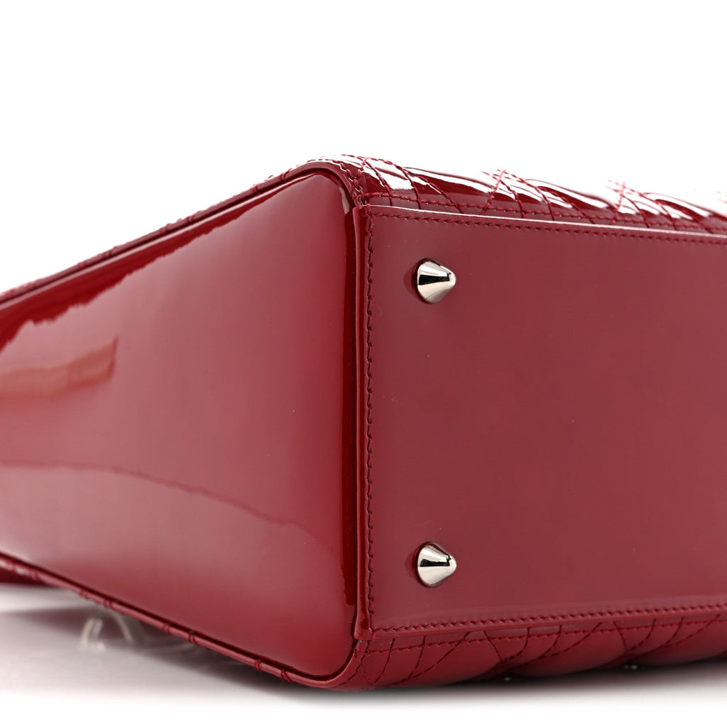 Patent Cannage Medium Lady Dior Red AT My store