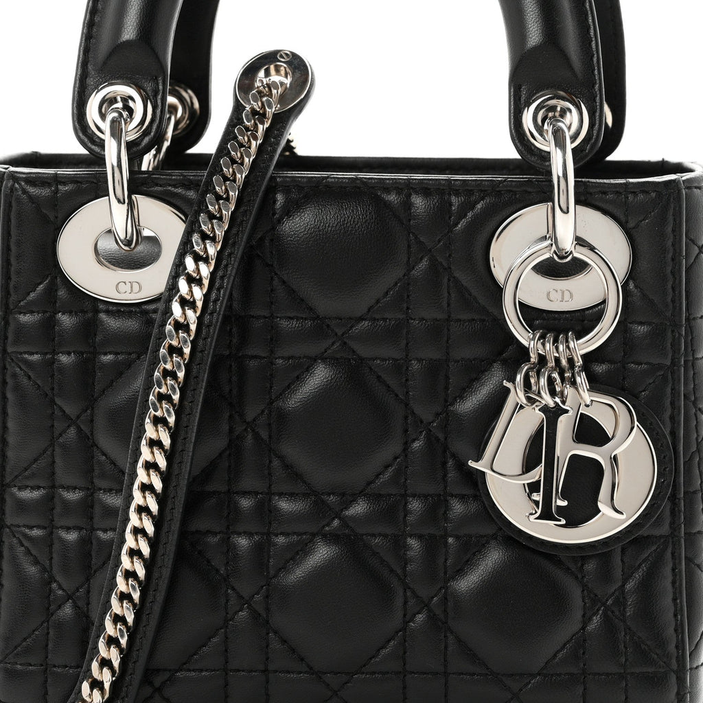 Lambskin Cannage Mini Lady Dior Black AT My store