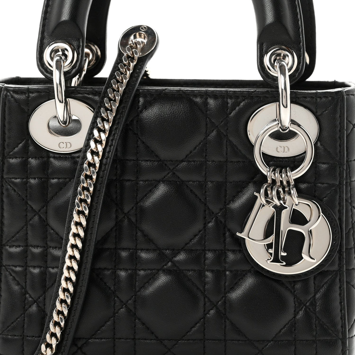 Lambskin Cannage Mini Lady Dior Black AT My store