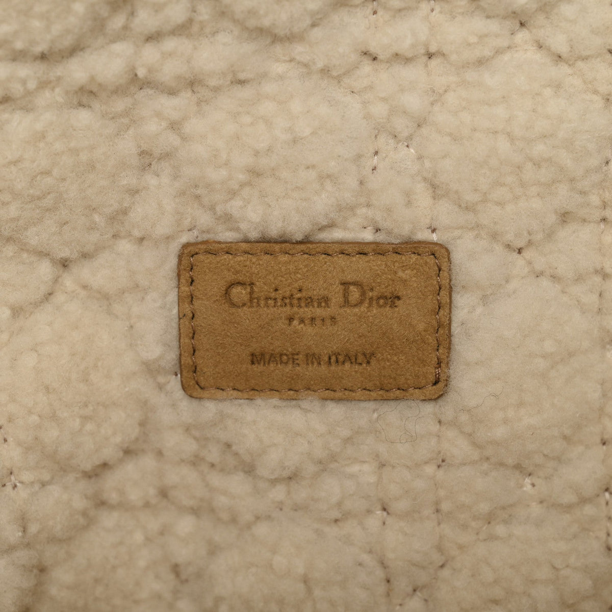 Shearling Cannage Large Caro Bag Camel AT My store