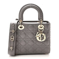 Lambskin Cannage Small My ABCDior Lady Dior Grey AT My store