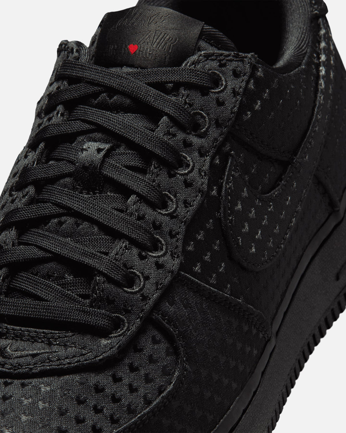 Top Seller Nike Air Force 1 Retro "Valentine™s Day" Black/Black