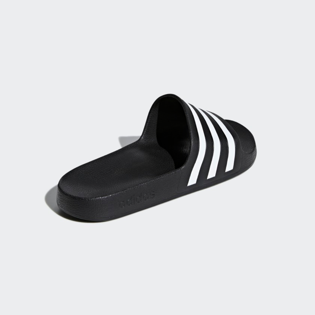 New Arrival Adidas Original Adilette AQUA  -BLACK WHITE