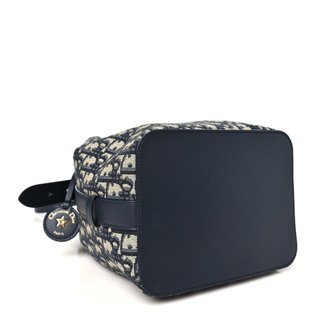 Oblique Bucket Bag Blue AT My store