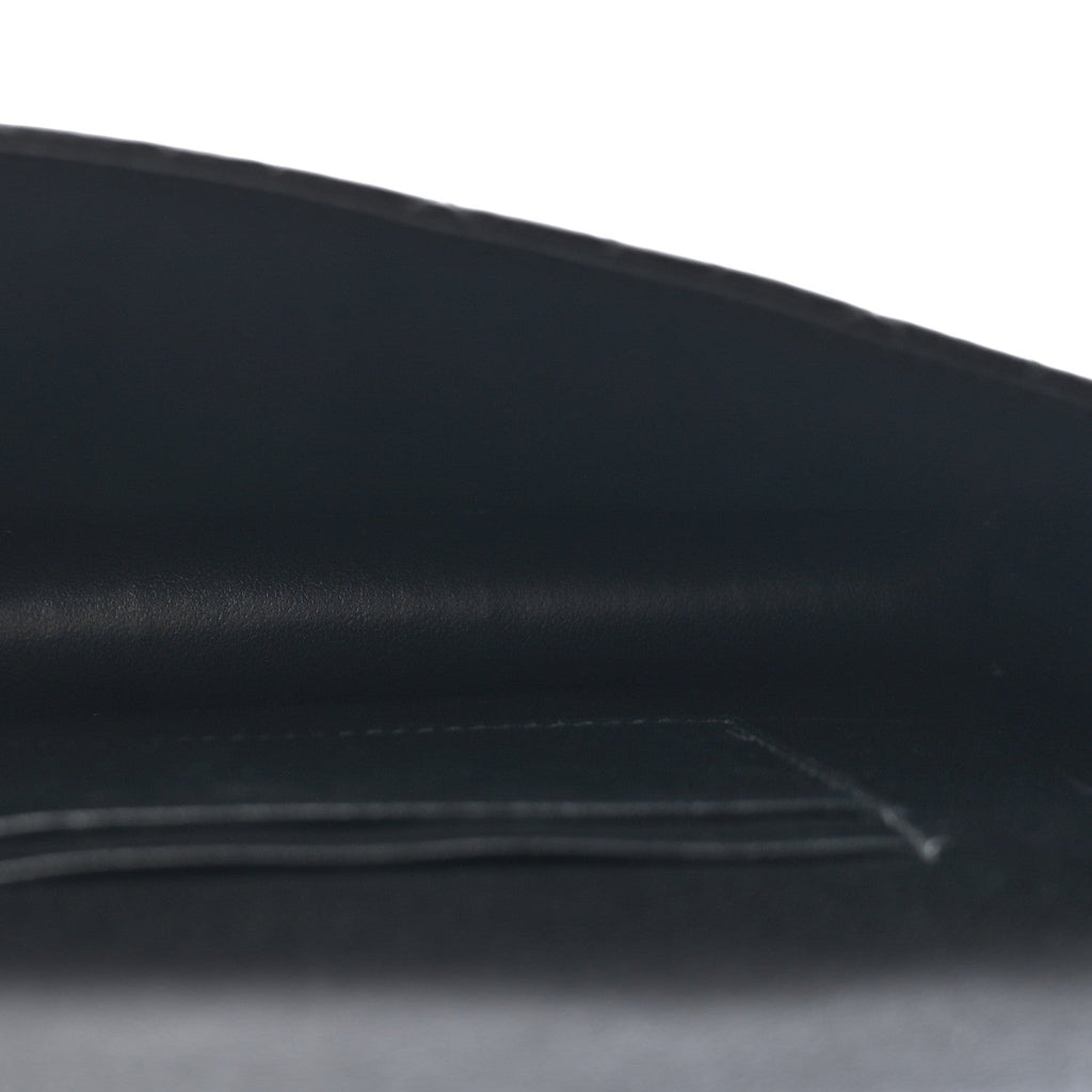 Supple Calfskin Cannage Caro Belt Pouch with Chain Black AT My store