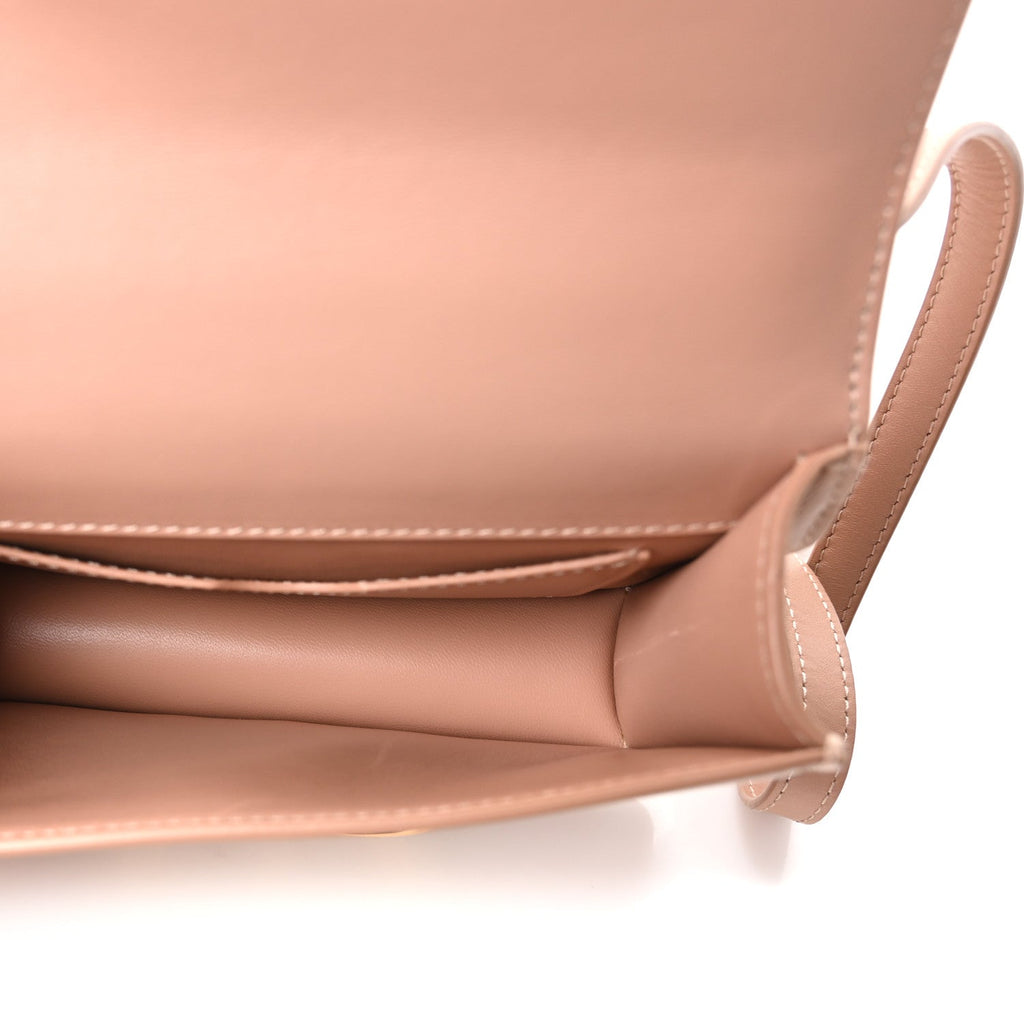 Smooth Calfskin Micro 30 Montaigne Flap Bag Rose Des Vents AT My store