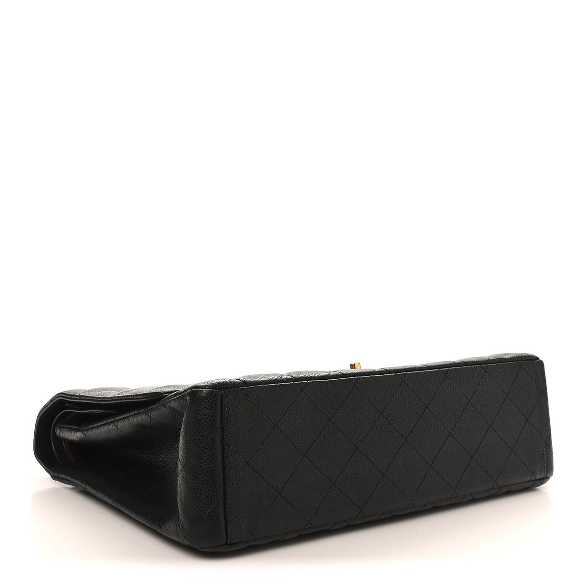 Caviar Quilted Maxi Double Flap Black At My store