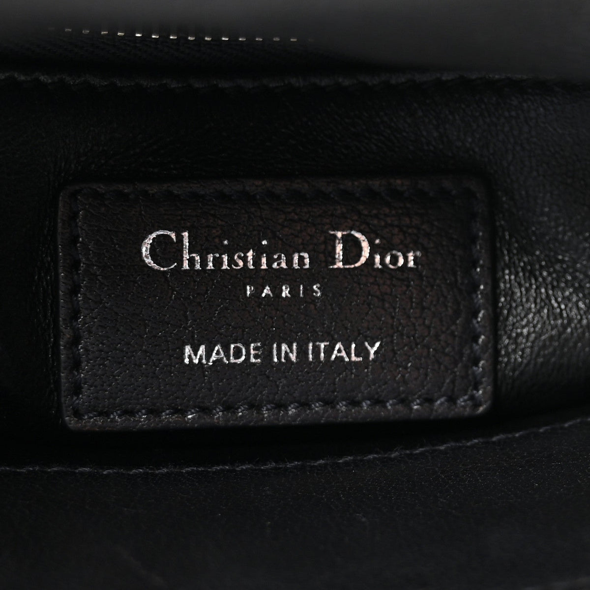 Goatskin Sequin Embroidered Mini Lady Dior Black AT My store