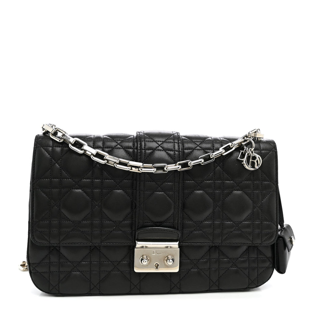 Lambskin Cannage Medium Miss Dior Flap Black AT My store