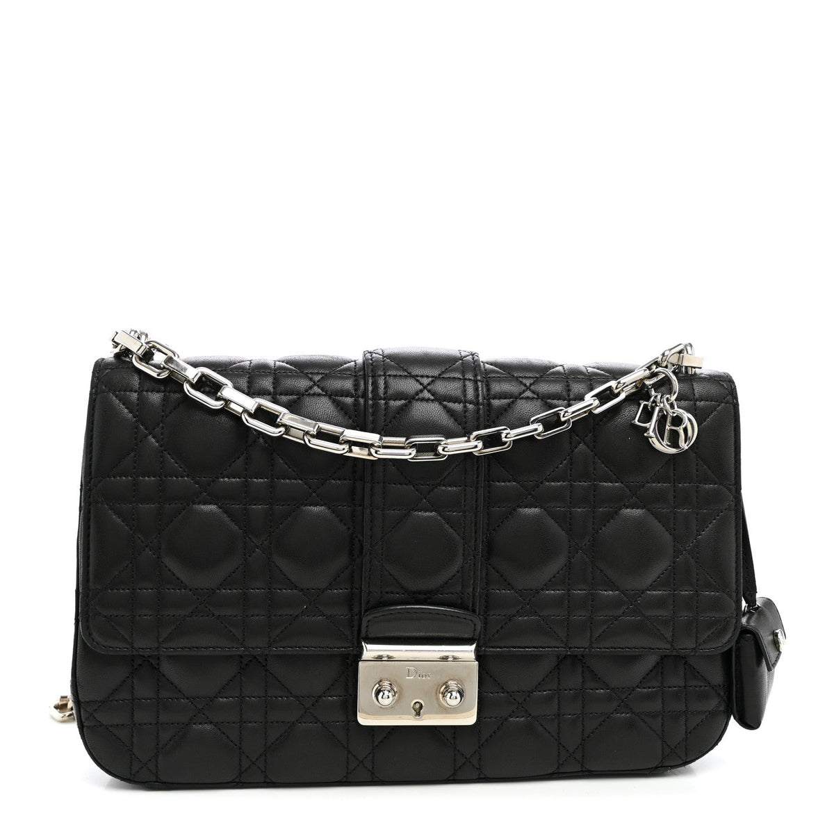 Lambskin Cannage Medium Miss Dior Flap Black AT My store