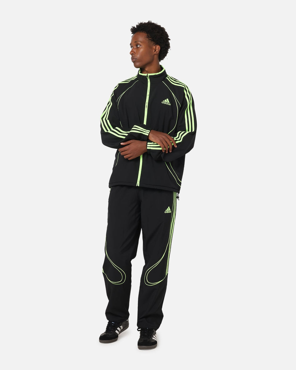Best-Selling Adidas Teamgeist Adicolor Track Jacket Black/Green