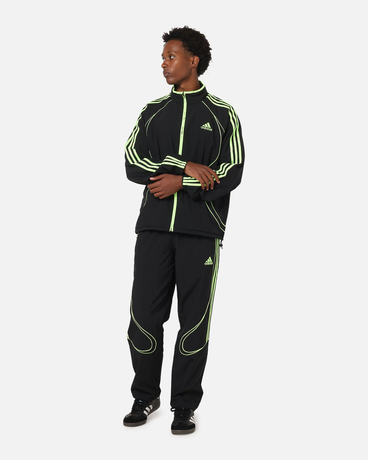 Best-Selling Adidas Teamgeist Adicolor Track Jacket Black/Green