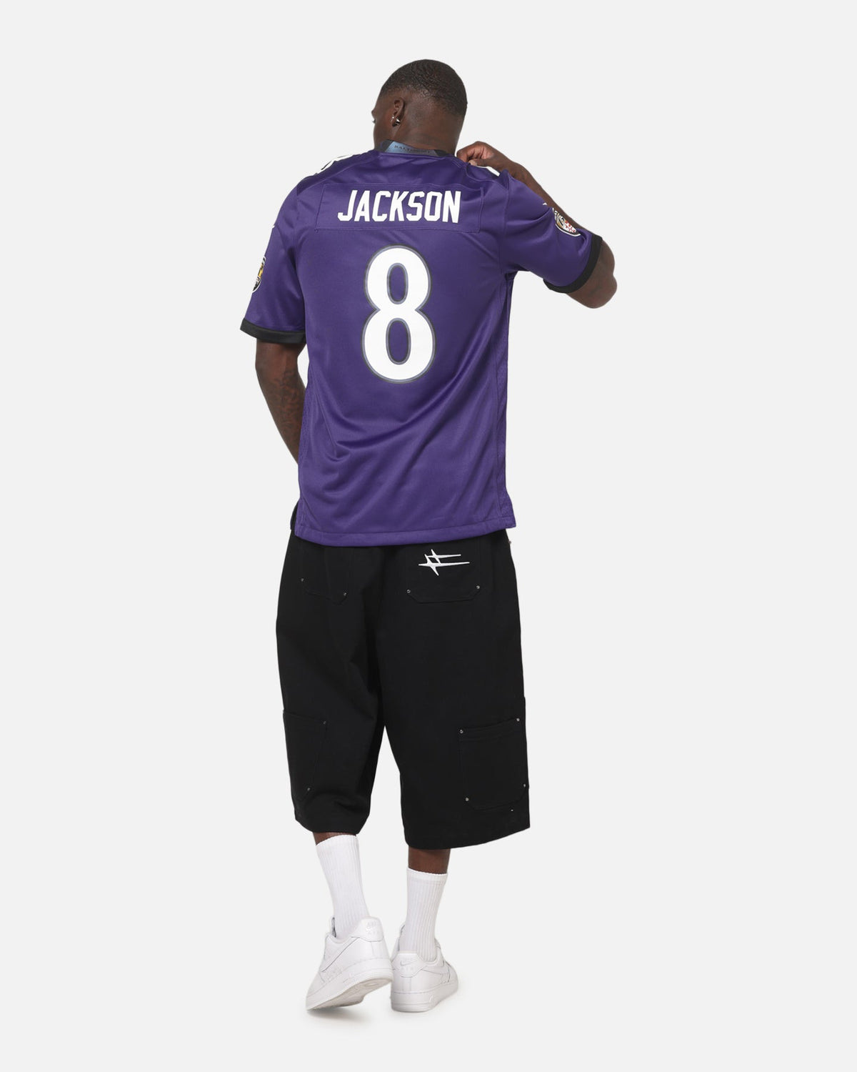 Top Seller Nike Baltimore Ravens Lamar Jackson #8 Home Game NFL Jersey New Orchid