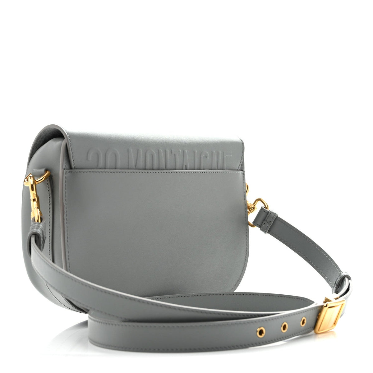 Box Calfskin Medium Bobby Flap Gray AT My store