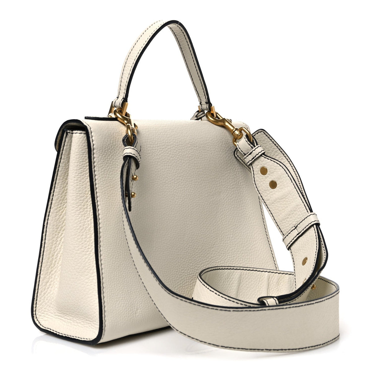 Calfskin Dioraddict Top Handle White AT My store