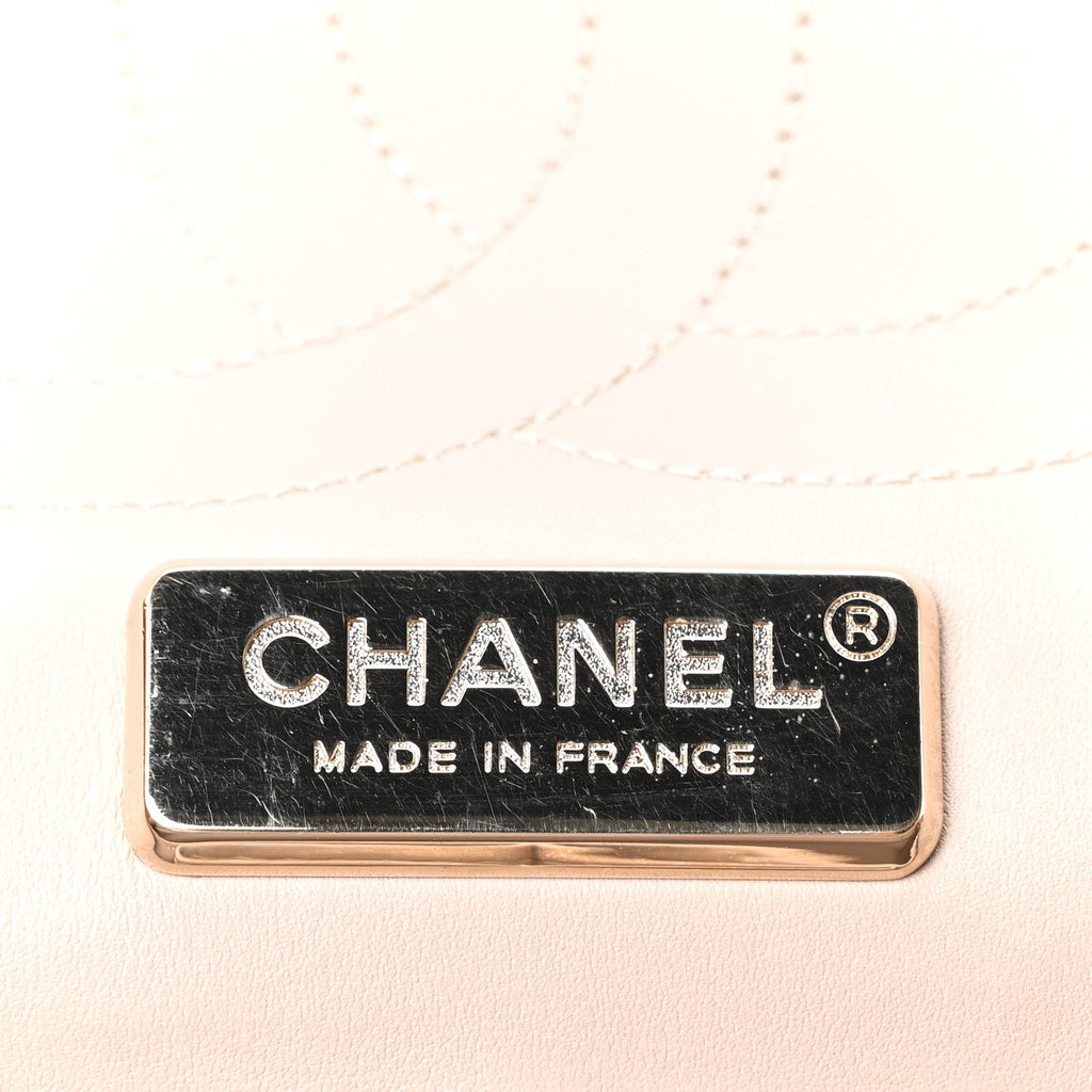 Metallic Snakeskin Jumbo Double Flap Light Beige At My store