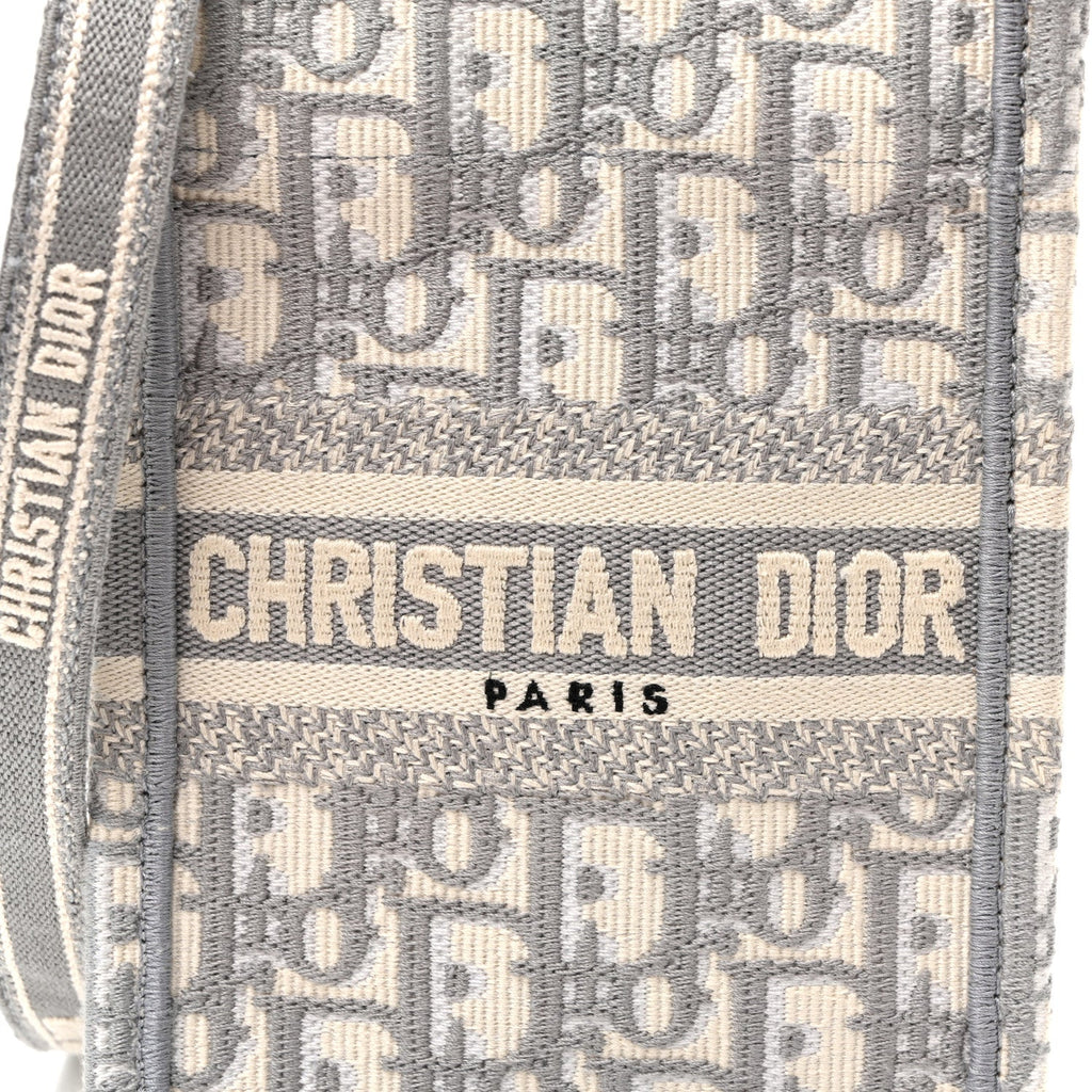 Oblique Mini Book Tote Phone Bag Grey AT My store