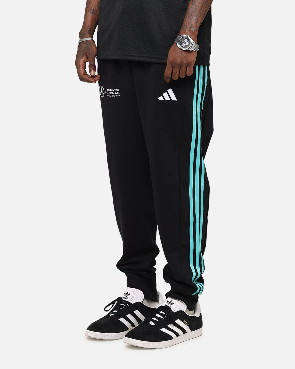 Best-Selling adidas x Mercedes-AMG PETRONAS Formula One F1 DNA Joggers Black/White