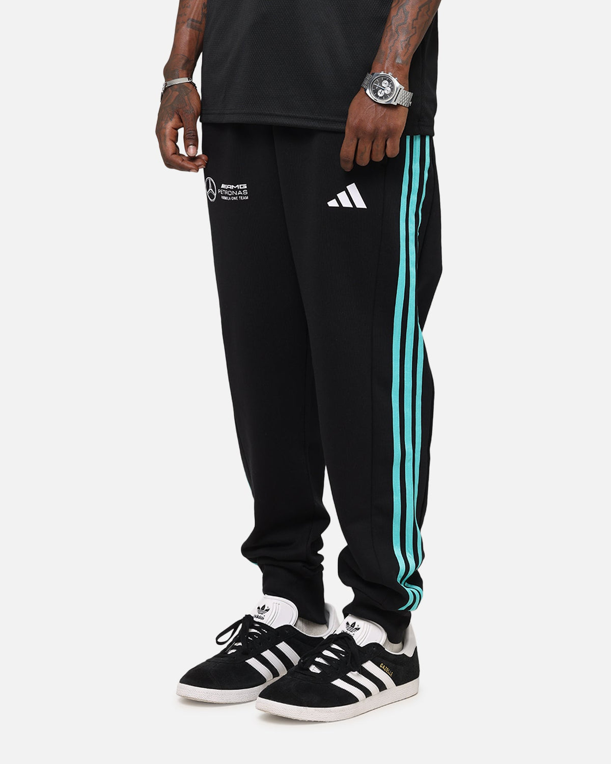 Best-Selling adidas x Mercedes-AMG PETRONAS Formula One F1 DNA Joggers Black/White
