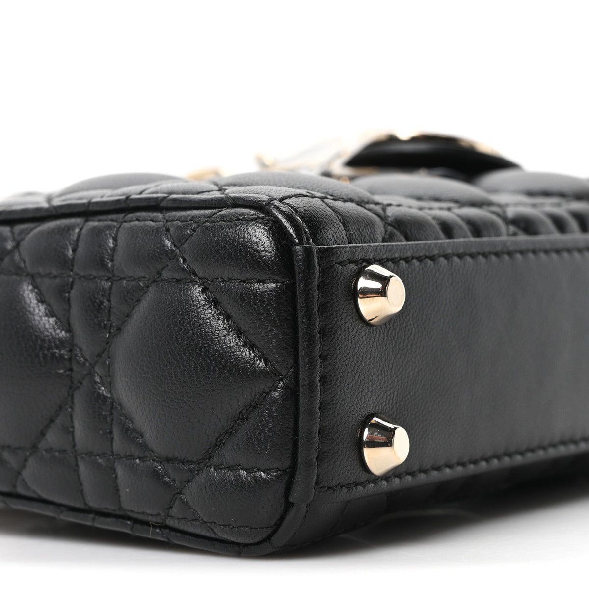 Lambskin Cannage Micro Lady Dior Black AT My store