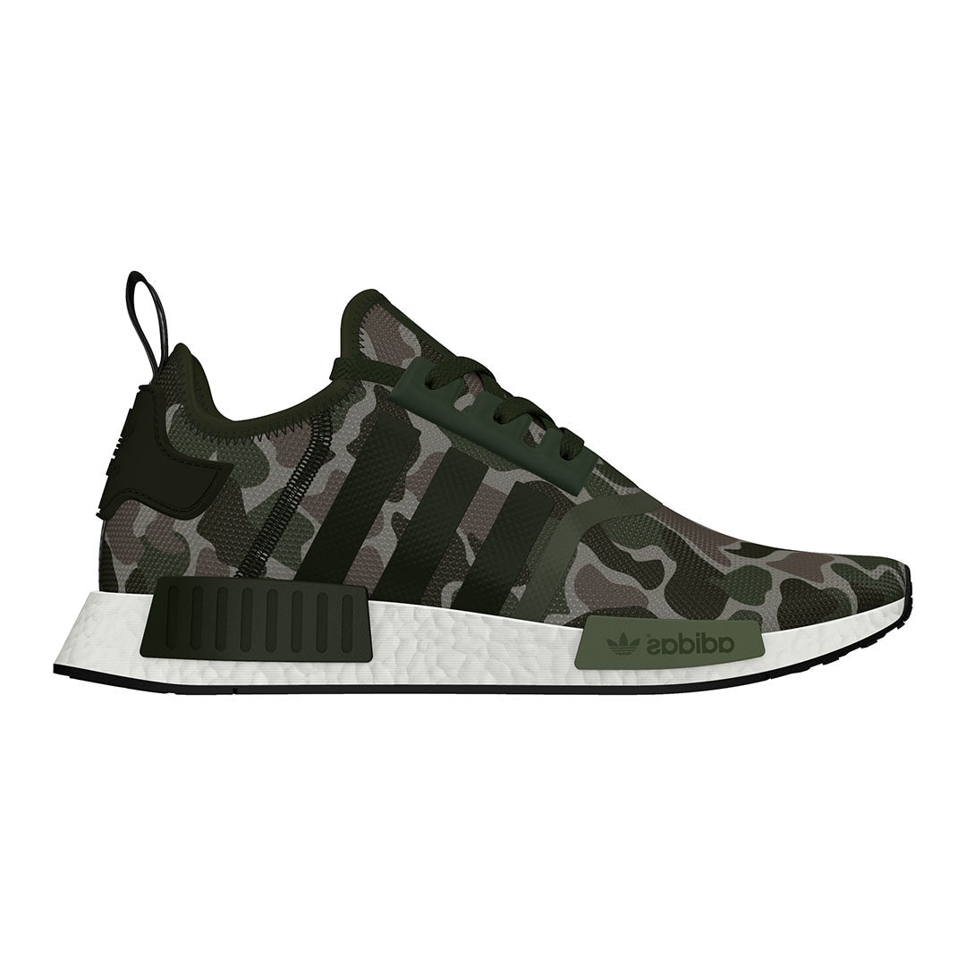 New Arrival Adidas Original NMD_R1 Men - SESAME/TRACE CARGO/BASE GREEN