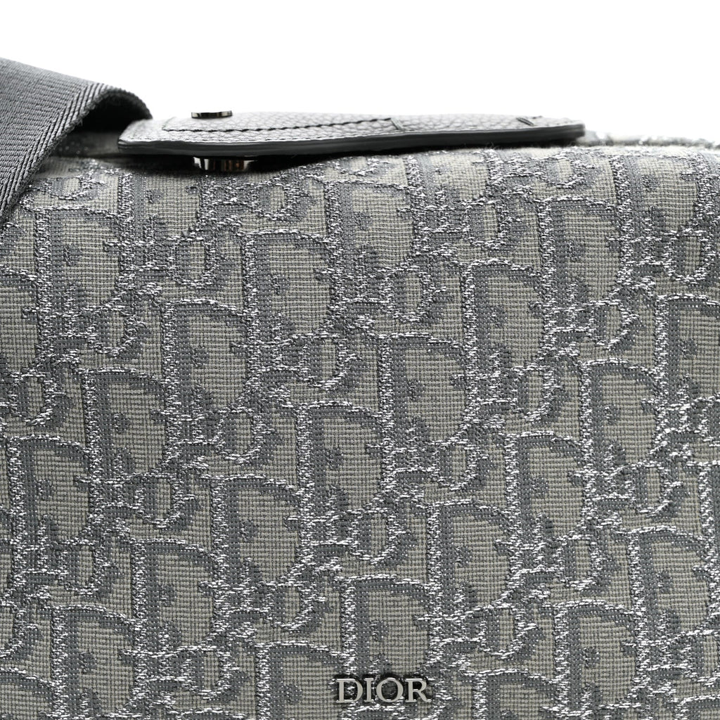 Oblique Jacquard Lingot 22 Bag Silver AT My store