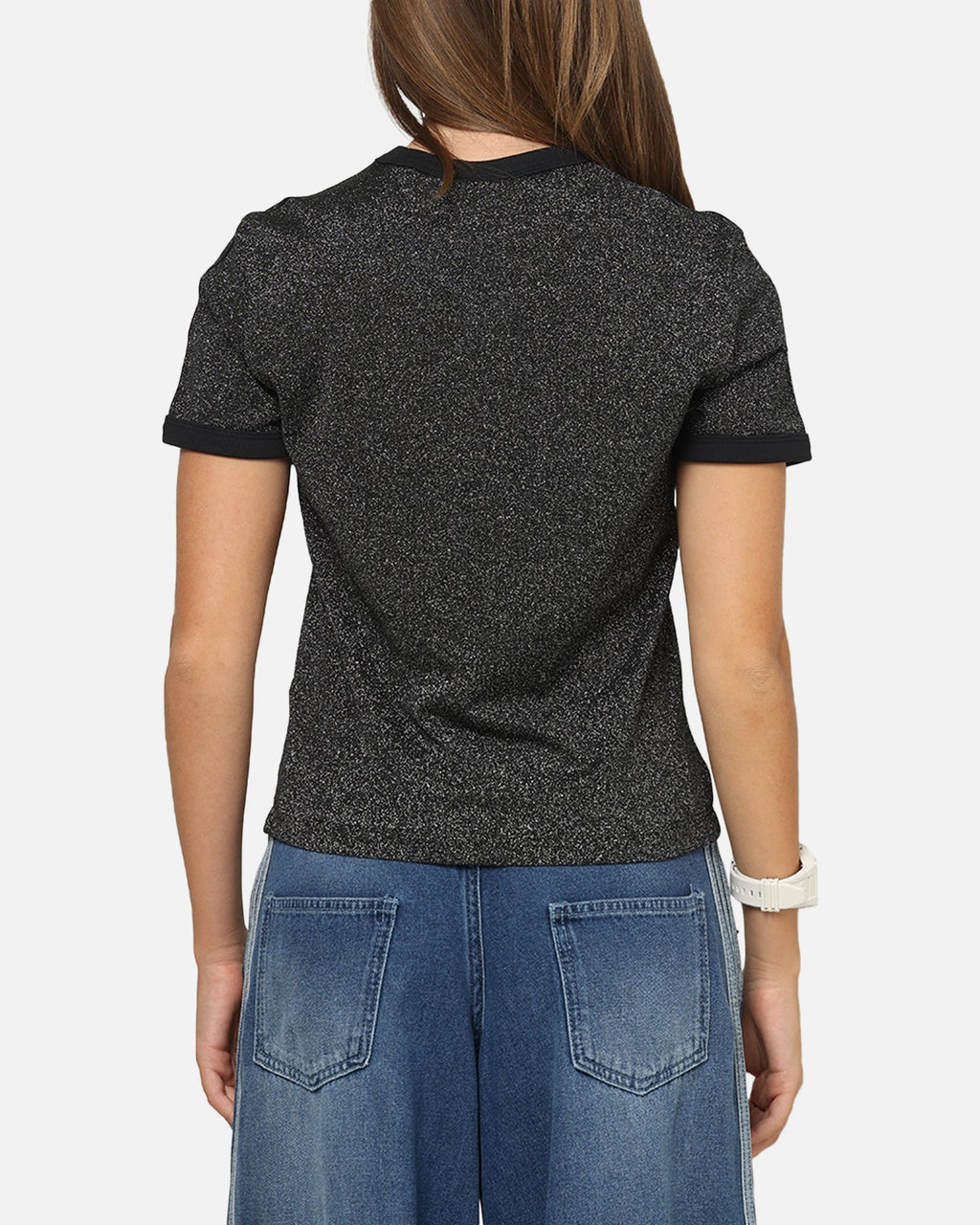 Best-Selling Adidas Women's Lurex Cali T-Shirt Black