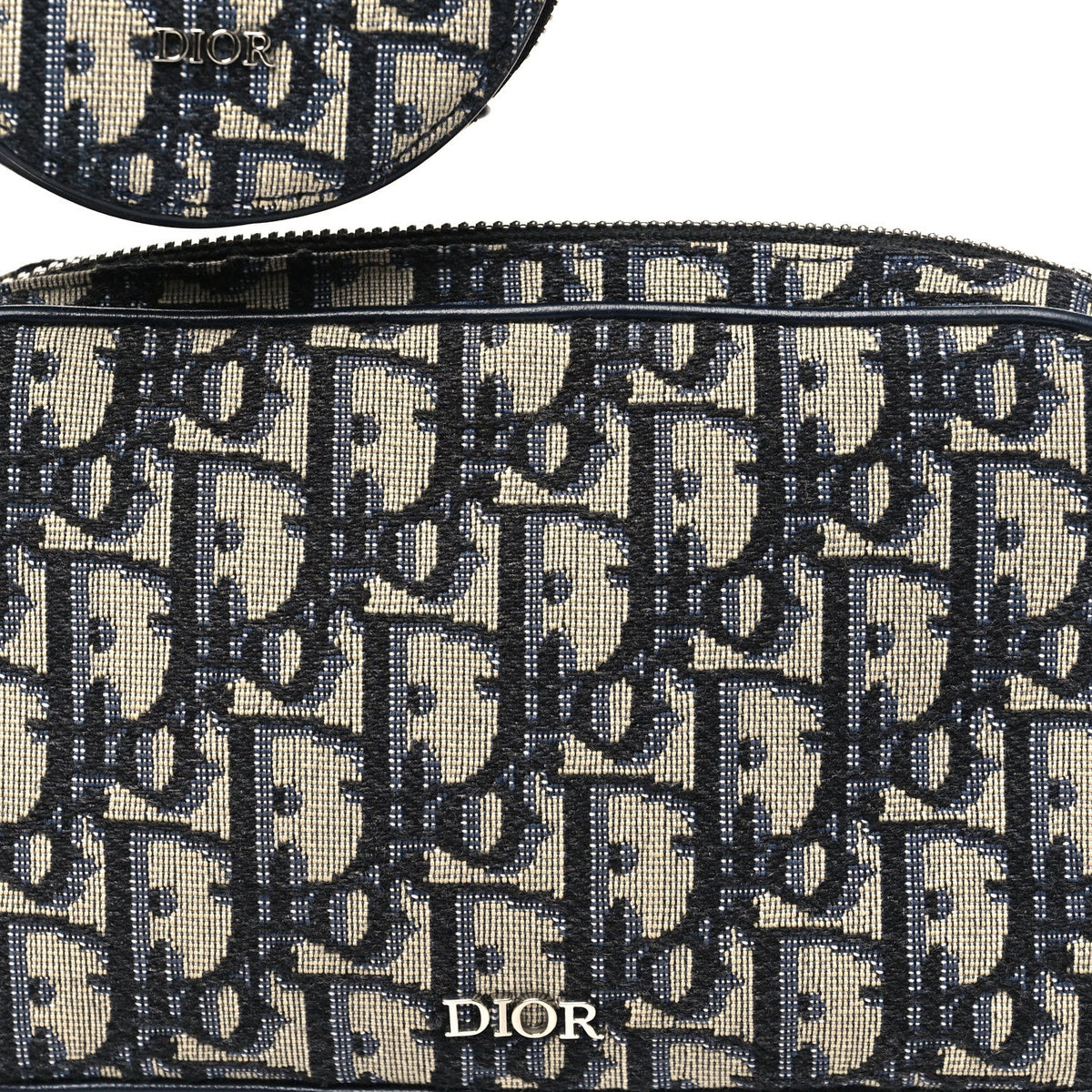 Oblique Calfskin Small Kids' Multifunctional Bag Beige Black AT My store