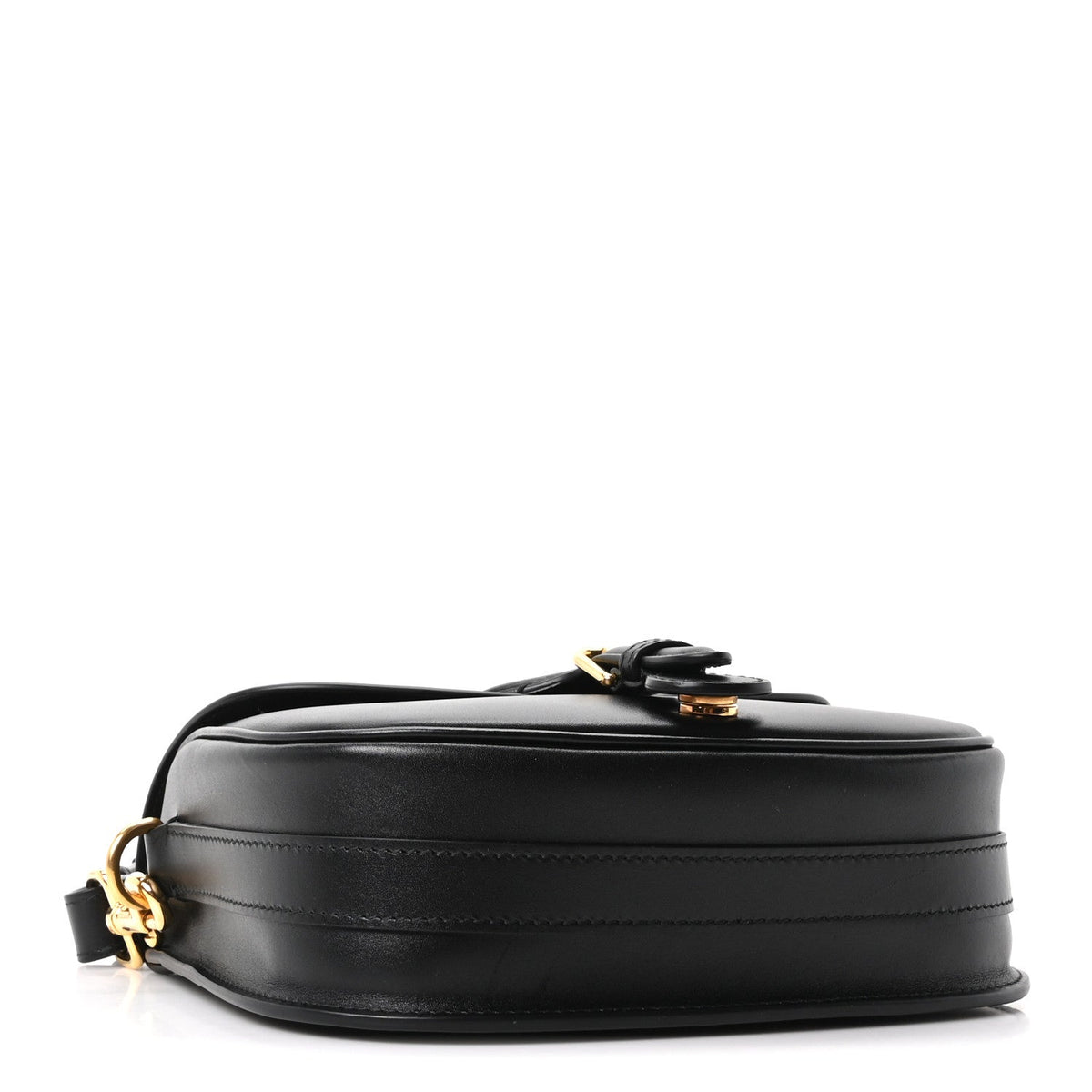 Box Calfskin Medium Bobby Flap Black AT My store