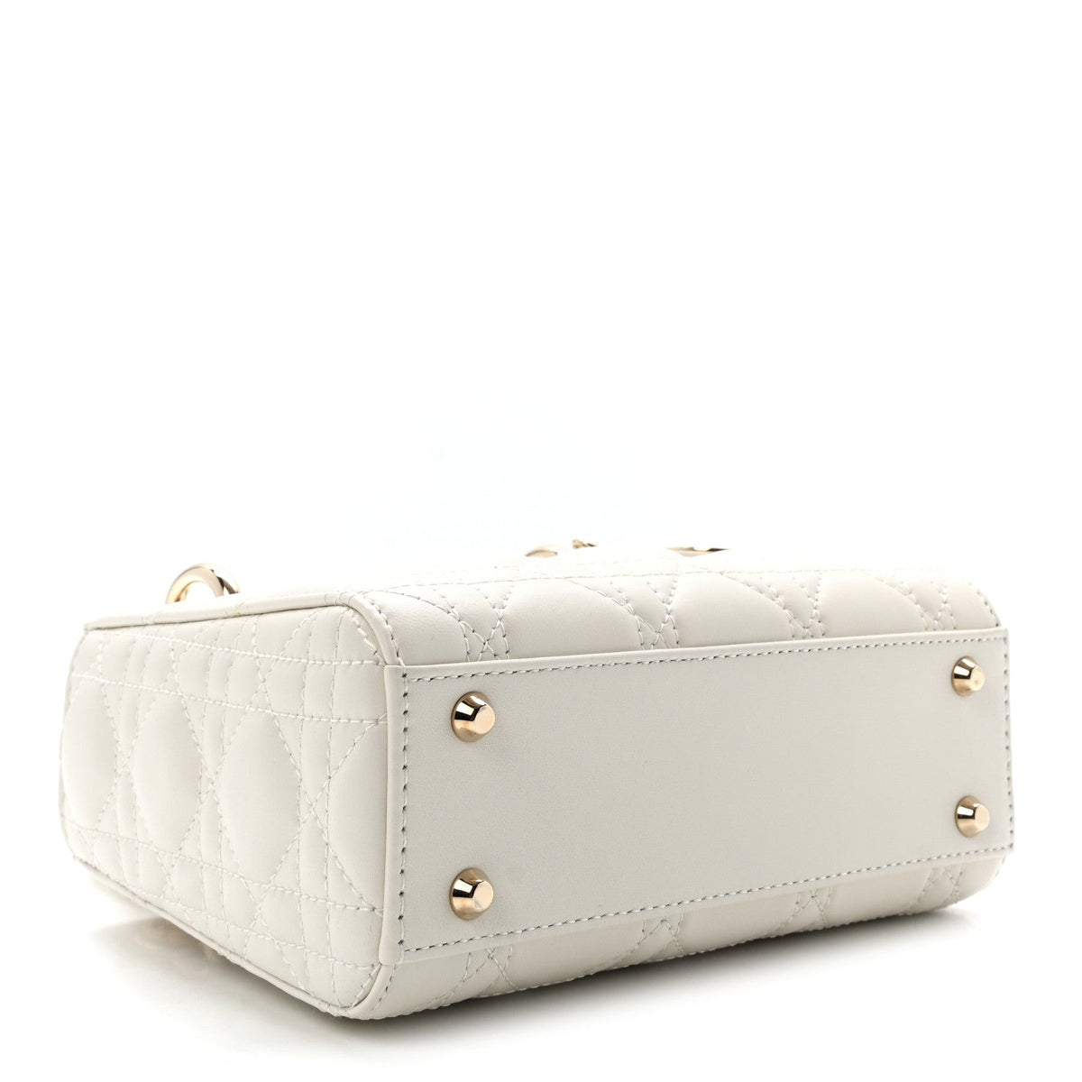 Lambskin Cannage Mini Lady Dior Latte AT My store