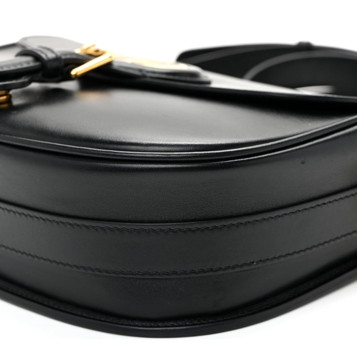 Box Calfskin Medium Bobby Flap Black AT My store