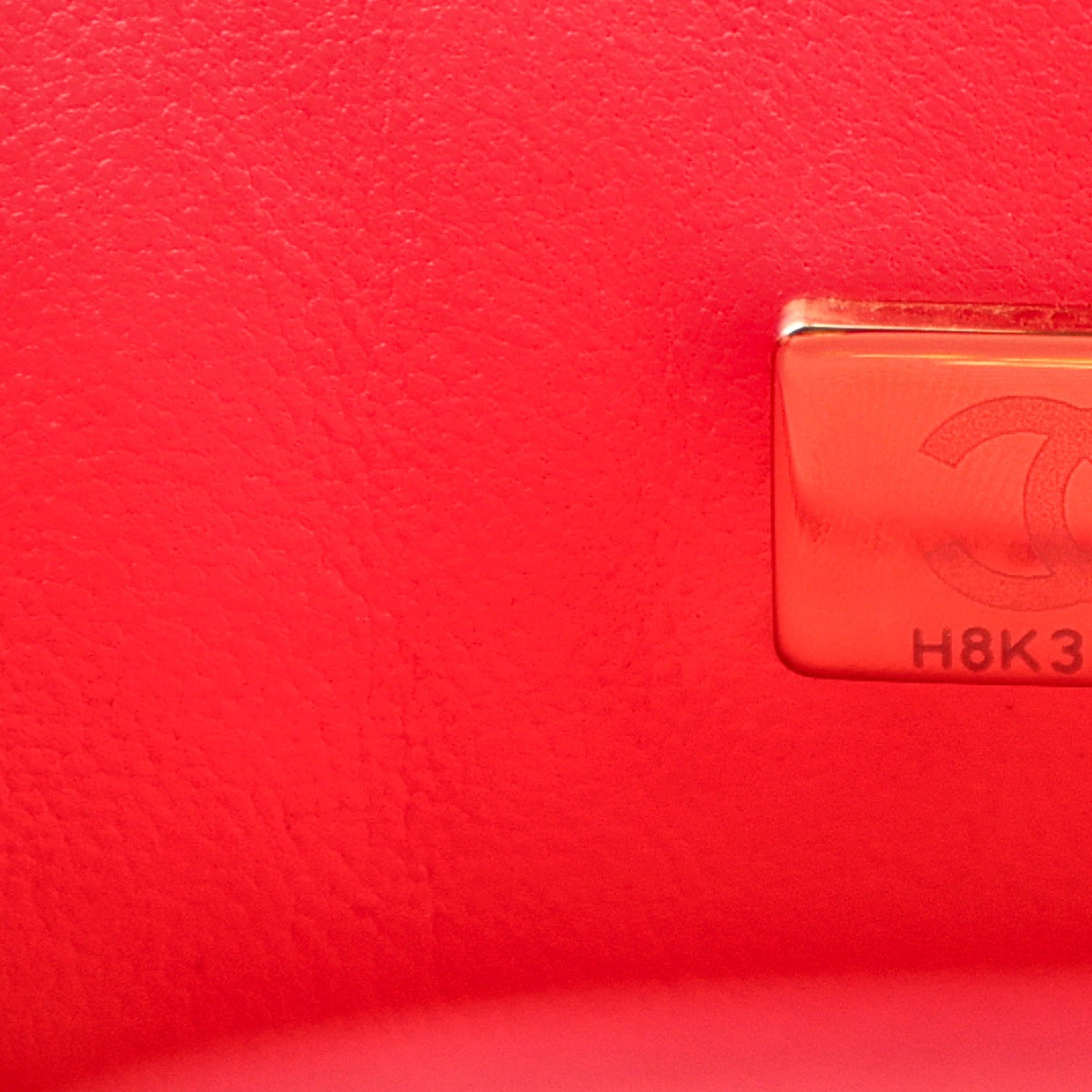 Caviar Quilted Small Double Flap Red At My store
