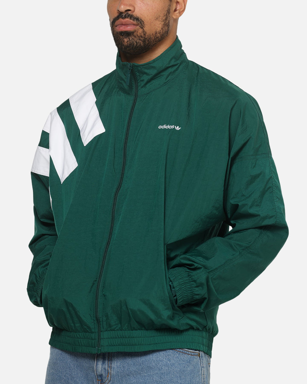 Best-Selling Adidas Archive Blocked Track Top Jacket Green