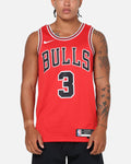 Top Seller Nike Josh Giddey Chicago Bulls #3 Icon Edition Nike Dri-FIT NBA Swingman Jersey University Red