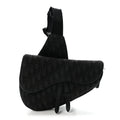 Oblique Mens Saddle Bag Black Blue AT My store