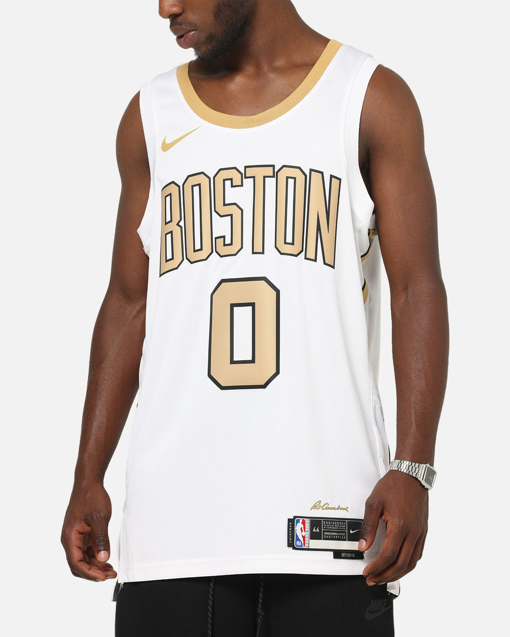 Top Seller Nike Jayson Tatum Boston Celtics #0 City Edition Dri-FIT NBA Swingman Jersey White