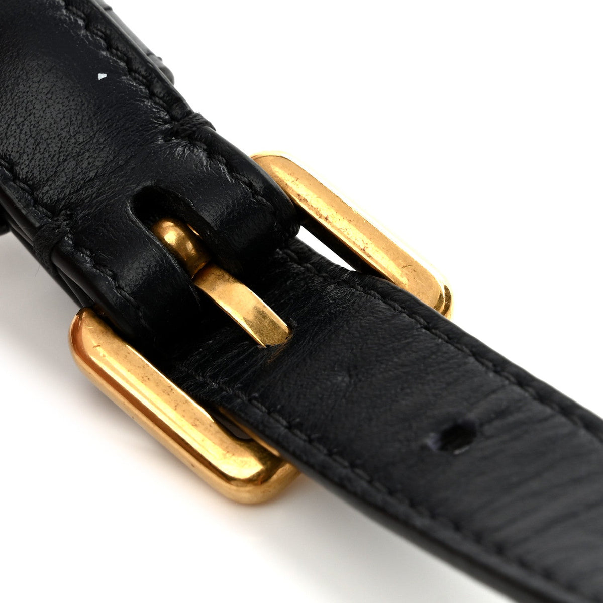 Oblique Saddle Belt Bag Blue AT My store