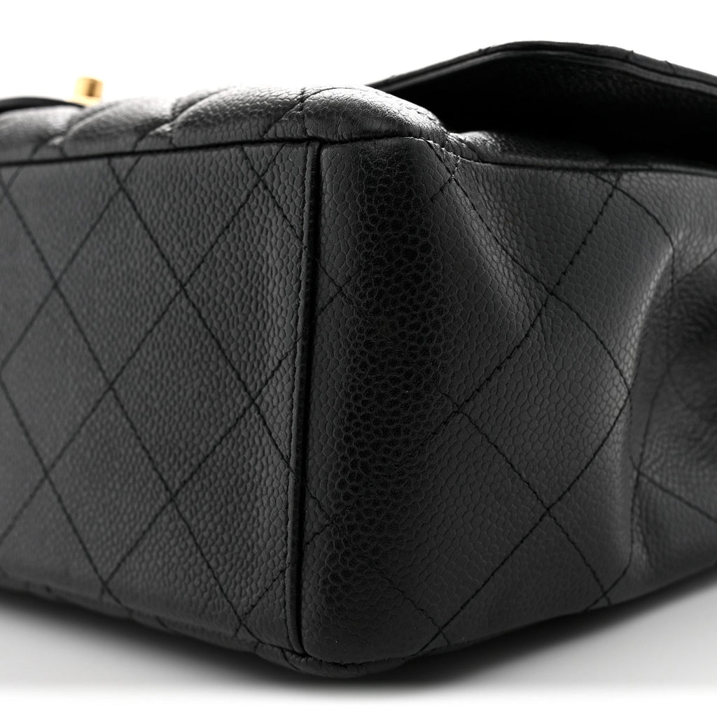 Caviar Quilted Maxi Double Flap Black At My store