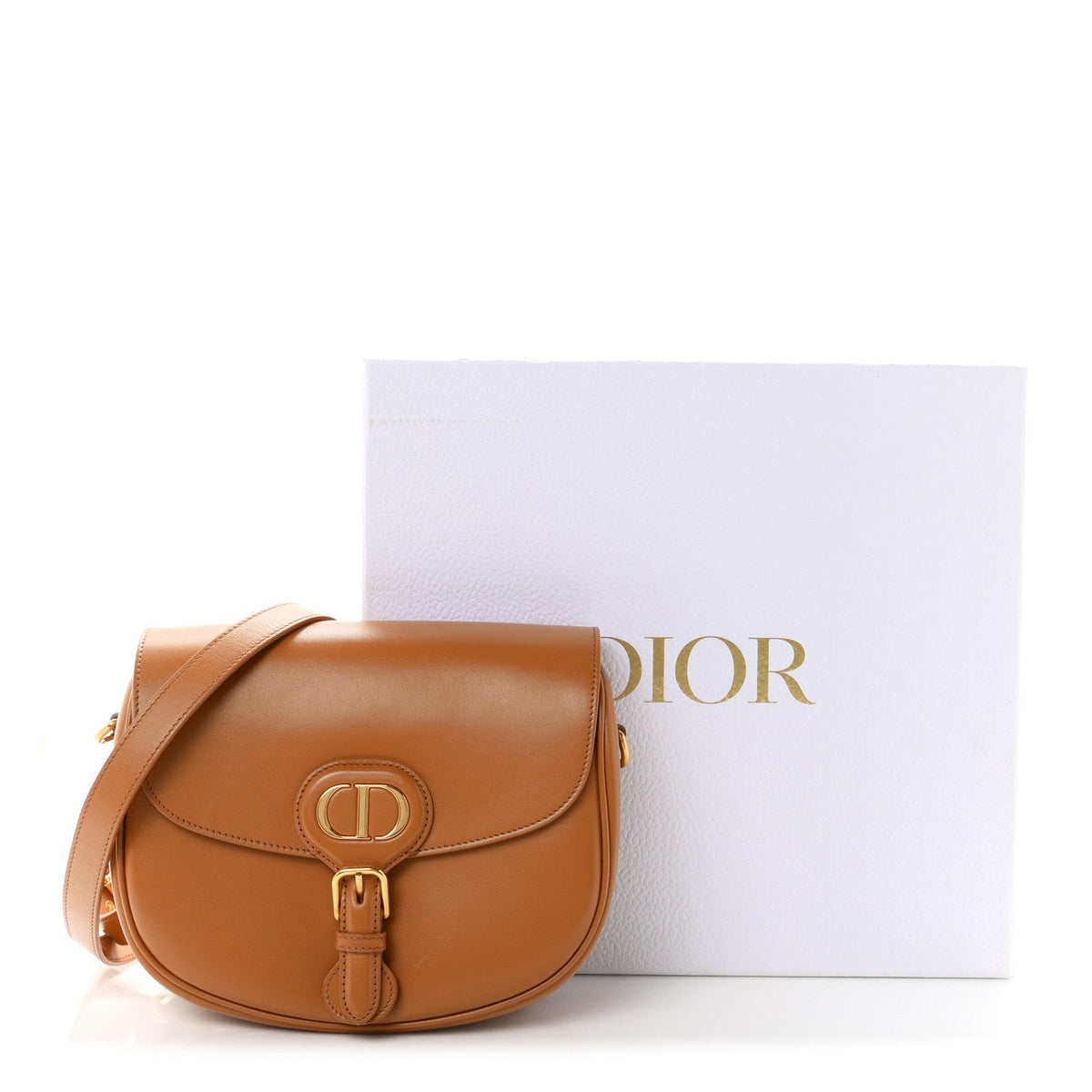 Box Calfskin Medium Bobby Flap Camel AT My store