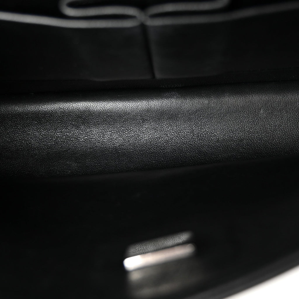 Lambskin Quilted Medium Double Flap So Black At My store