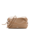 Supple Lambskin Bow Pouch Camel AT My store